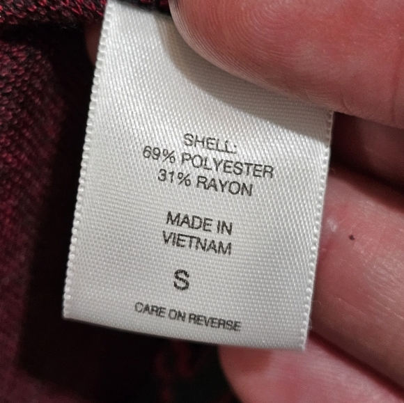 New York & Company Gothic Black Red Long Sleeve Midi Dress Small Whimsigoth 90s - Picture 5 of 7